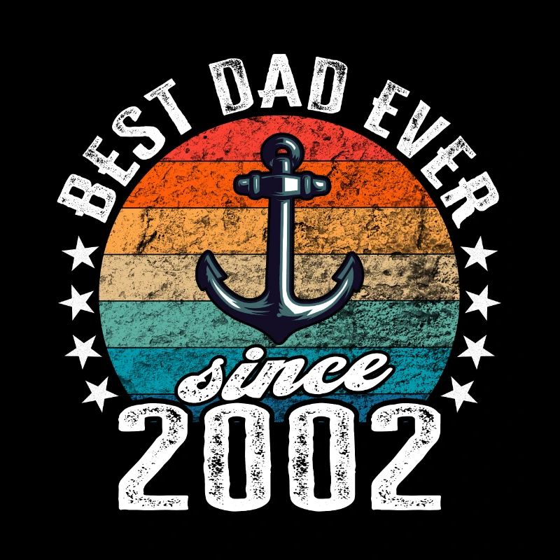 Bester Papa der Welt seit 2002 Anker