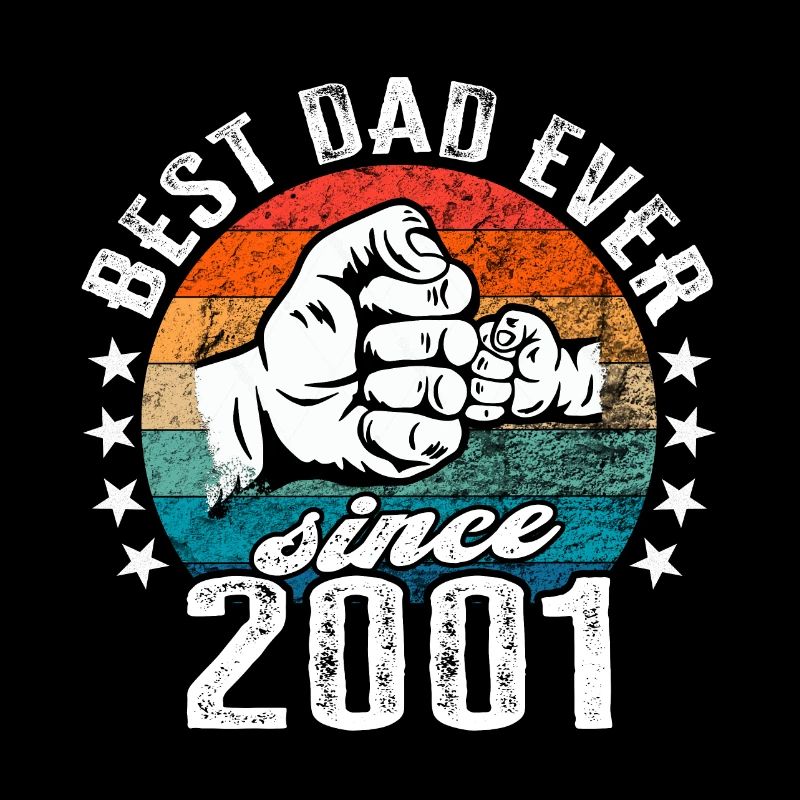 Bester Papa der Welt seit 2001 Vatertag