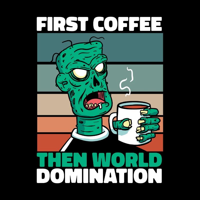 Zombie Halloween Coffee