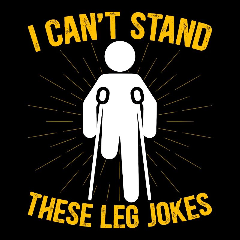 Funny prosthetic leg for amputees