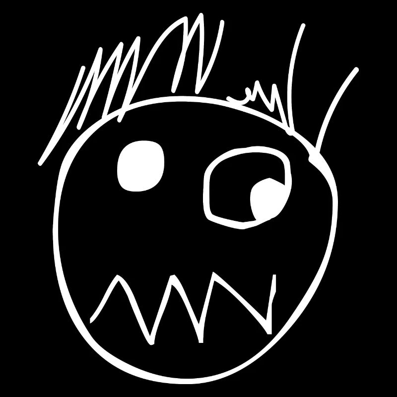 Émotions du visage grunge