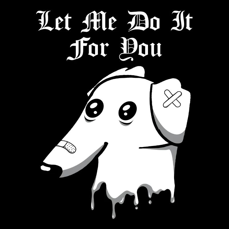 Funny Borzoi Dog Meme Goth