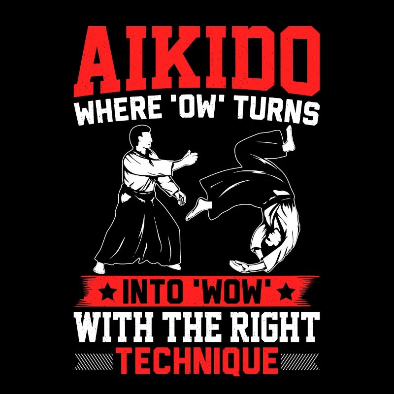 Aïkido où ow se transforme en wow avec la droite