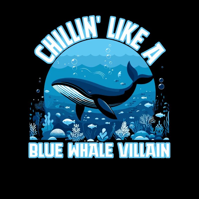Chillen wie ein Blauwal-Bösewicht