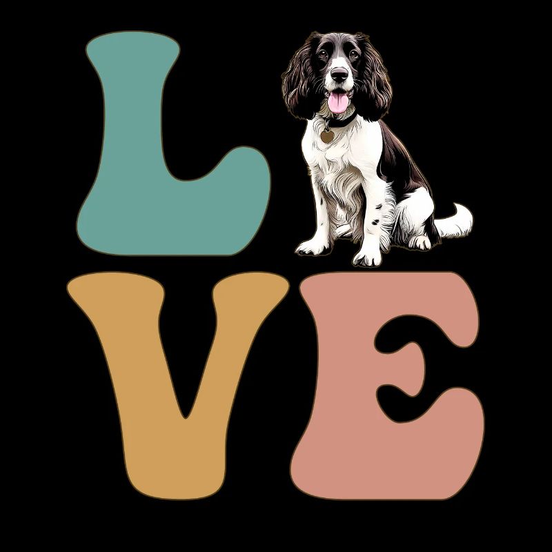LIEBE Springer Spaniel Hund