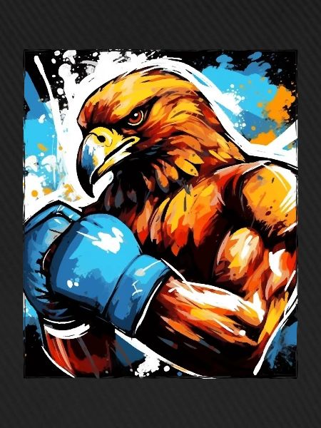 Eagle Animal Boxer Fighter