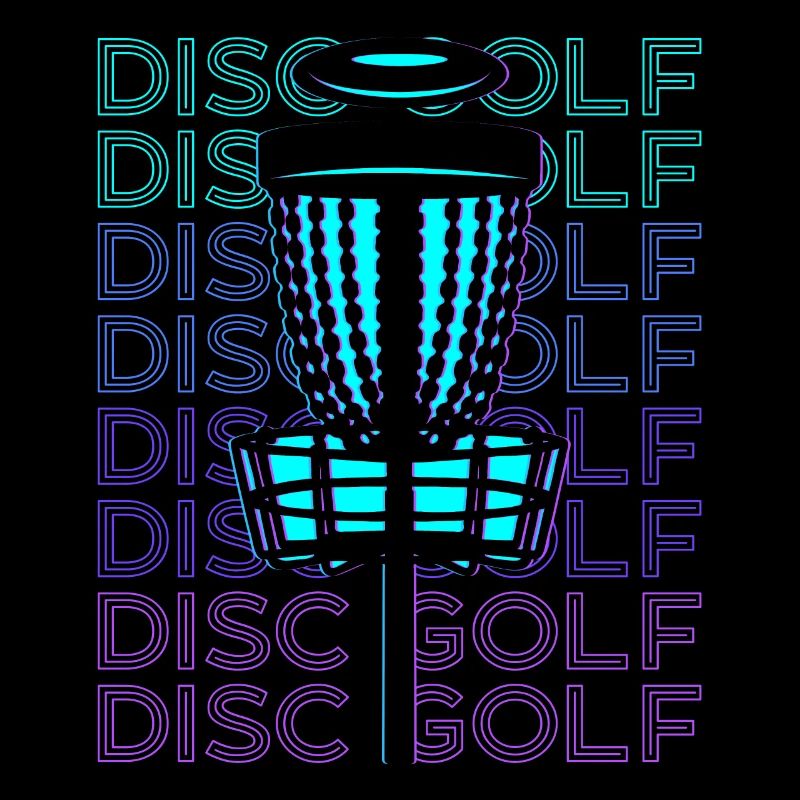 Disc Golf Disc Golf Disc Golfer Rétro