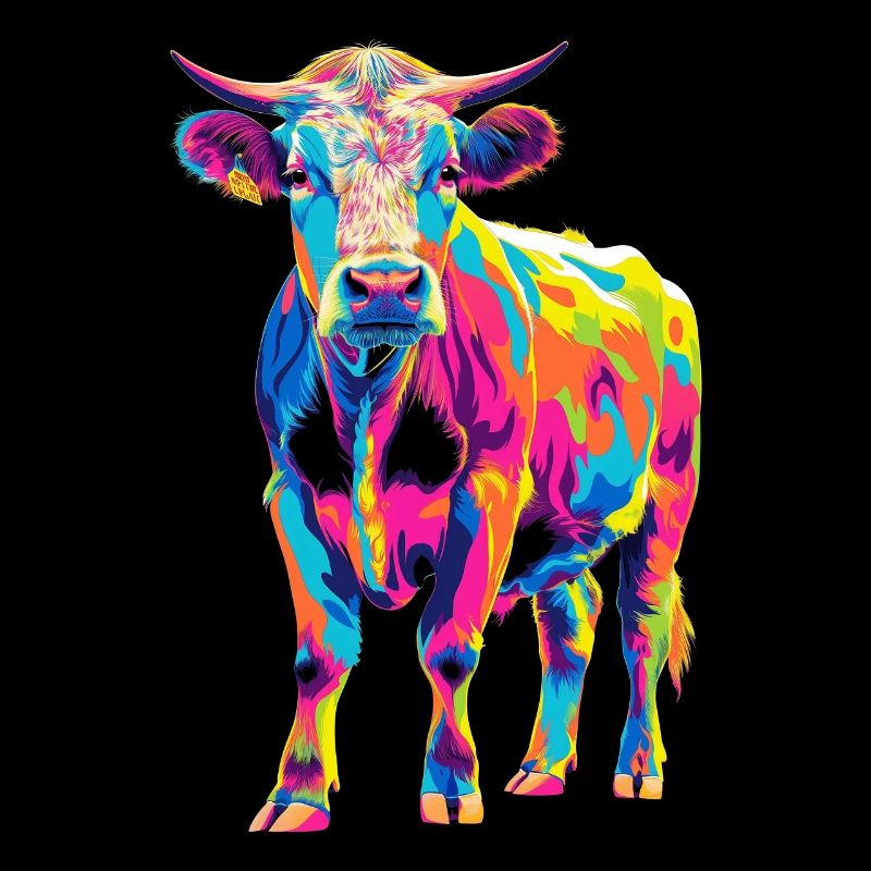 Éleveur de bovins Hereford Popart