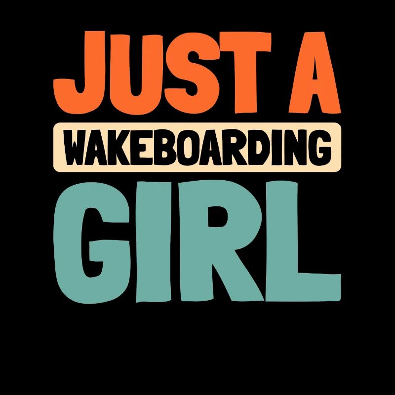 Wakeboard Wakeboarder Juste une fille de wakeboard