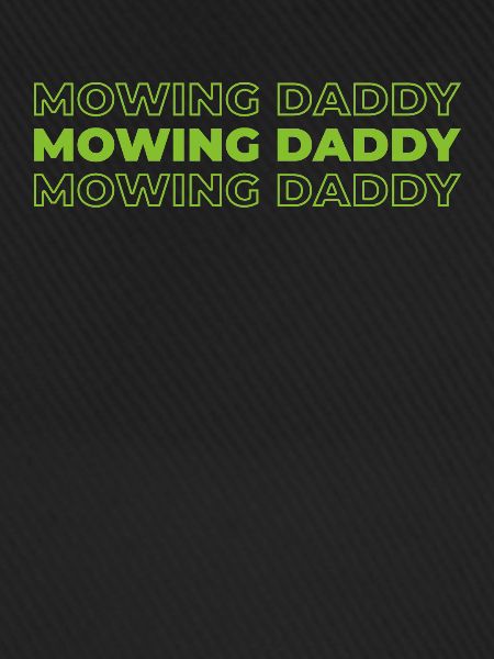 Lawn mower mowing