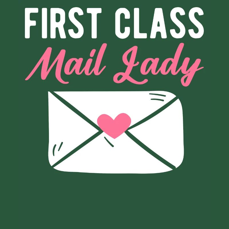 First Class Mail Lady Postal Worker