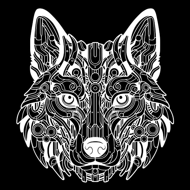 Loup biomécanique - Design blanc