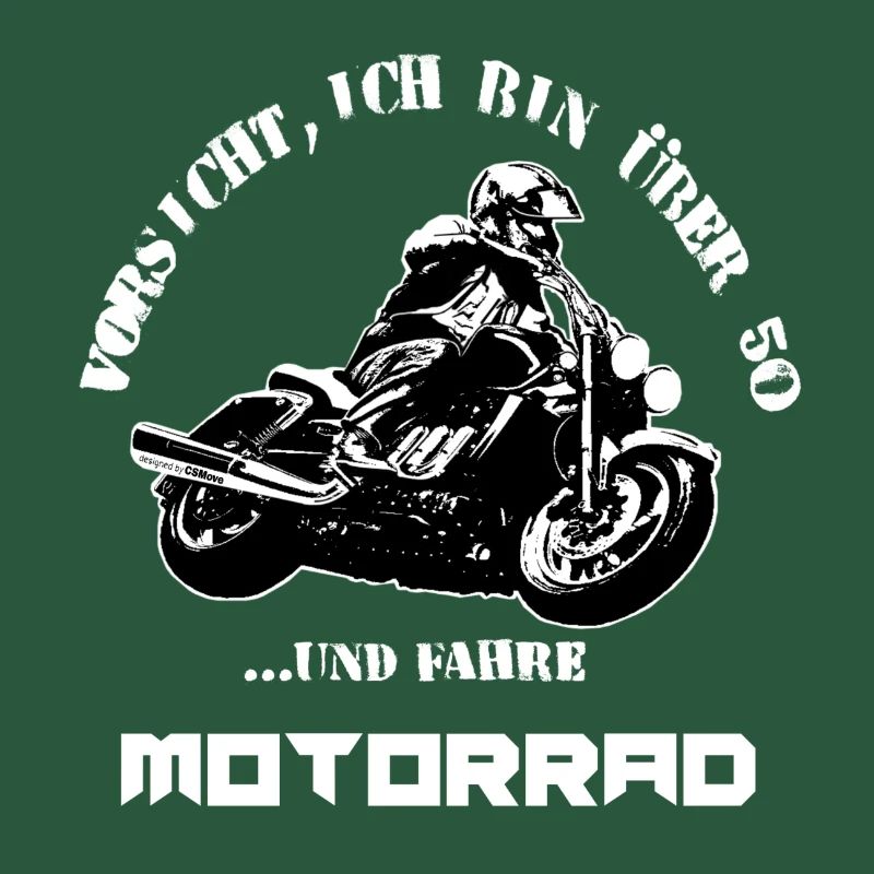 Motorrad Ü50 Rocket 3 Spruch