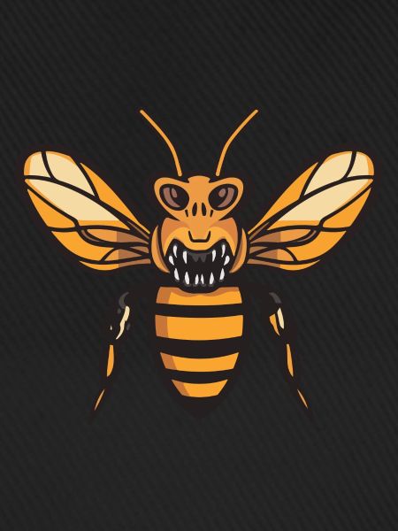 Bee Halloween Comic Funny