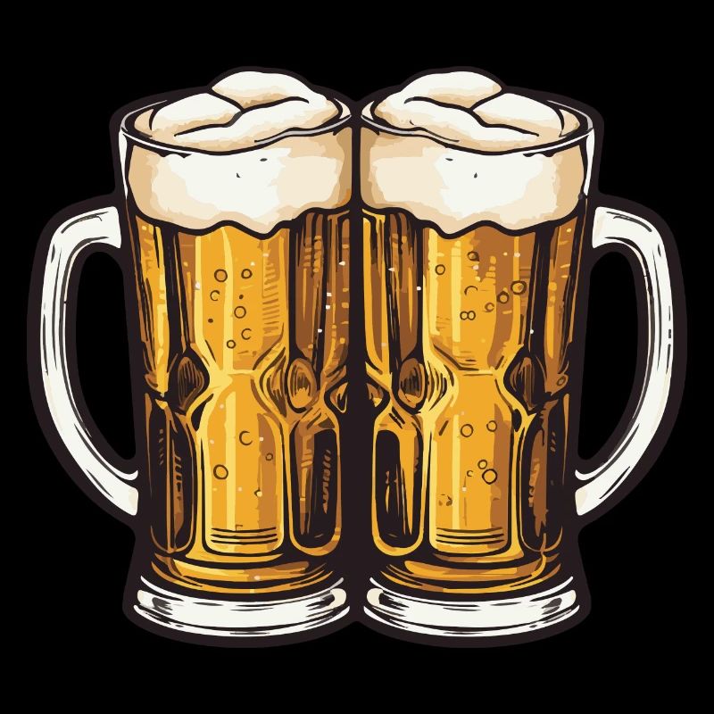 Bierkrug Bier Anstoßen