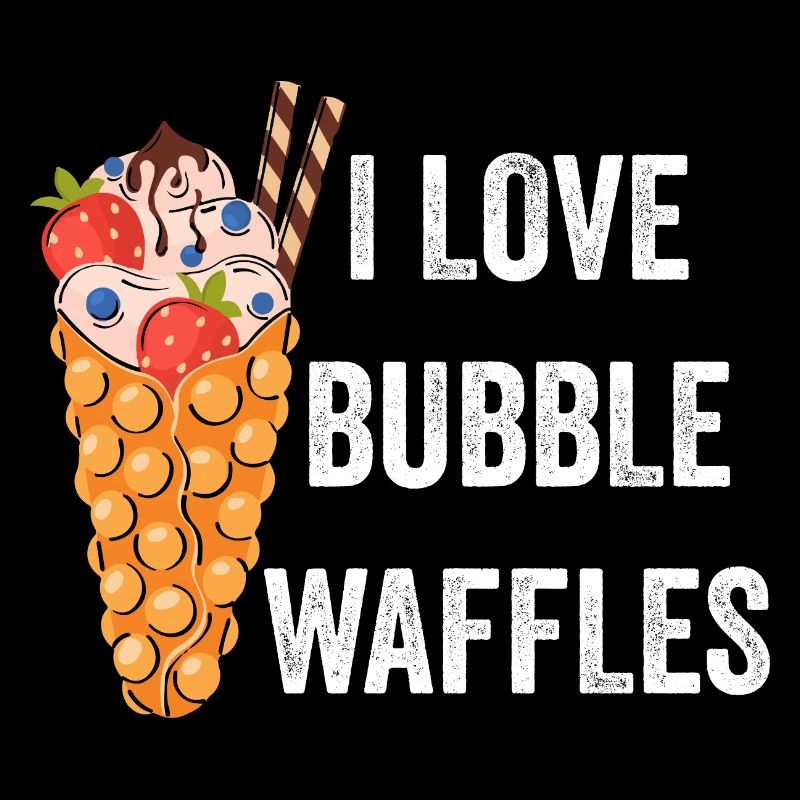Liebe zu Bubble-Waffeln & Eis