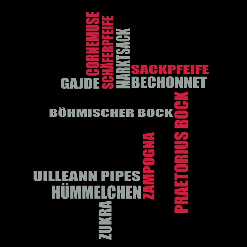 Sackpfeifen Textwolke