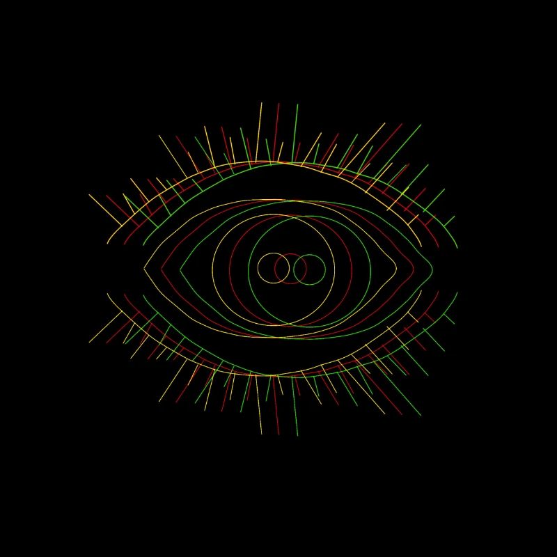 Œil avec effassant 3D