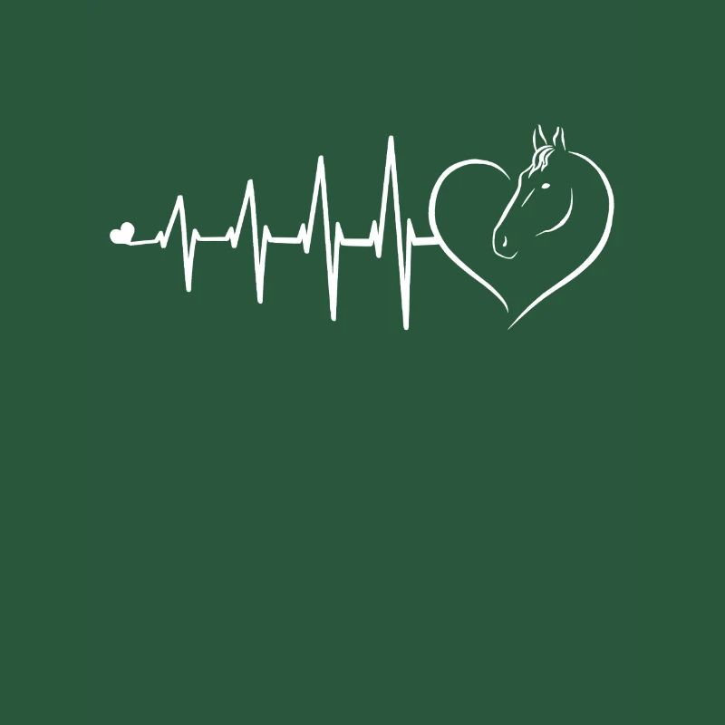 Herzschlag Heartbeat Herzfrequenz Pferd Pferdekopf