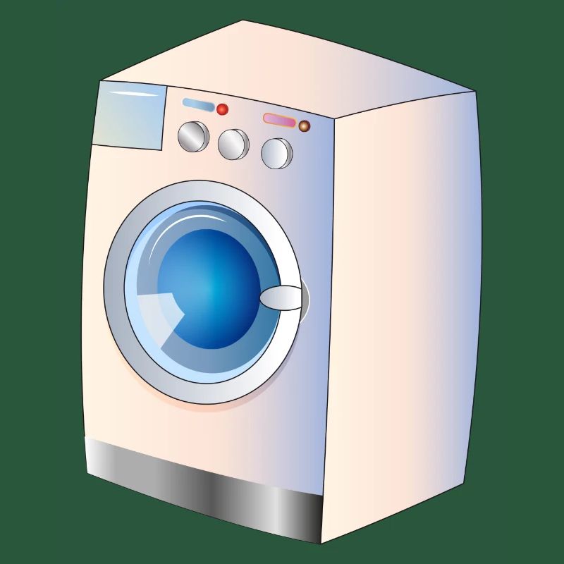 Washing machine in comic style for fresh ideas
