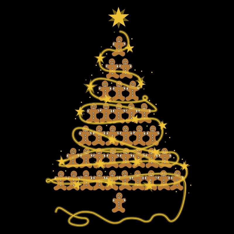 A gingerbread Christmas tree