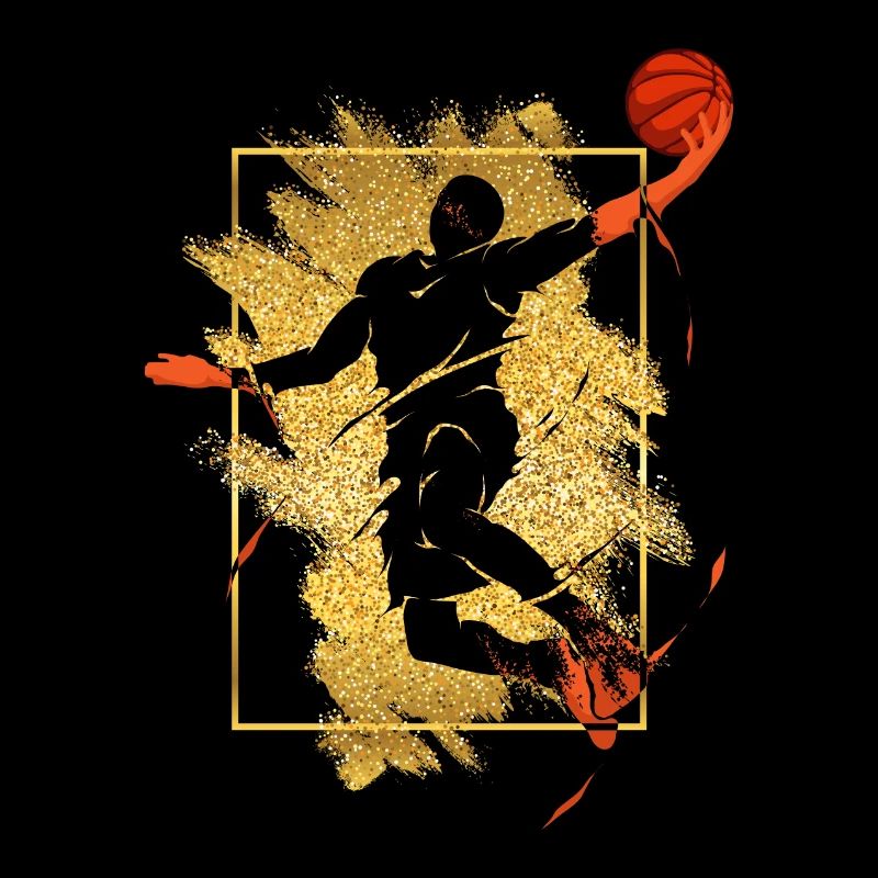 Basketteur Basketteur Dunking Gold Splash