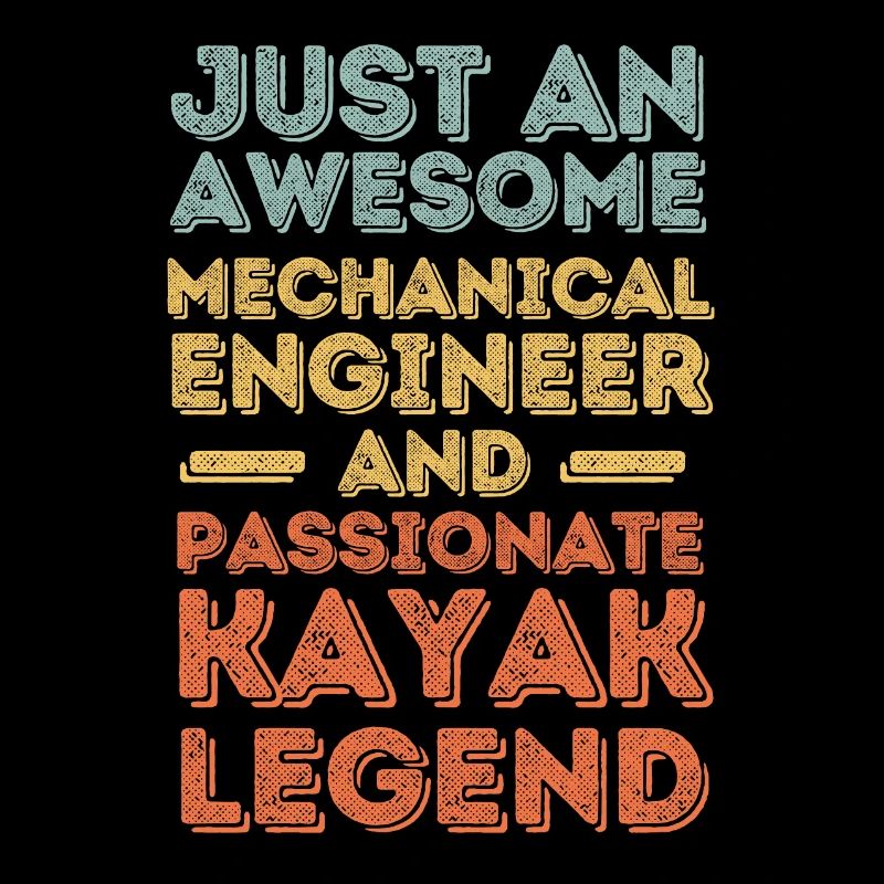 Mechanical Engineer Kayak retro