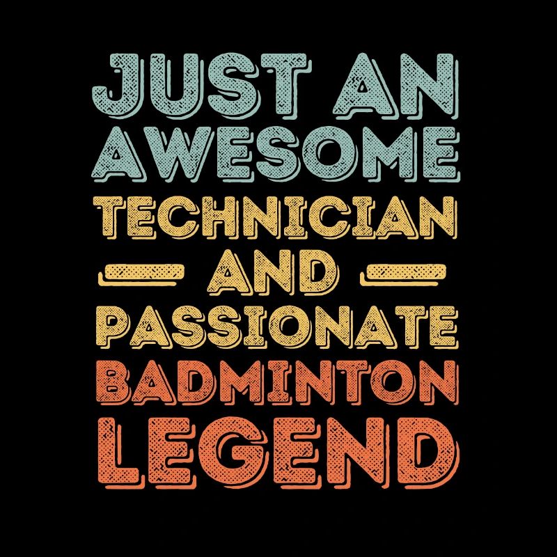 Technicien Badminton rétro