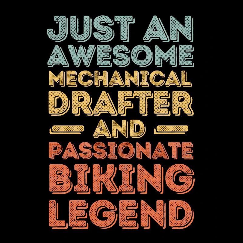 Technical draughtsman cycling retro