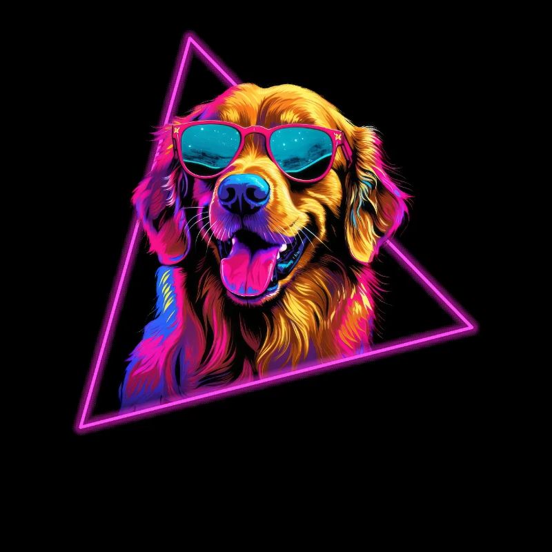 Labrador Retriever mit Sonnenbrille