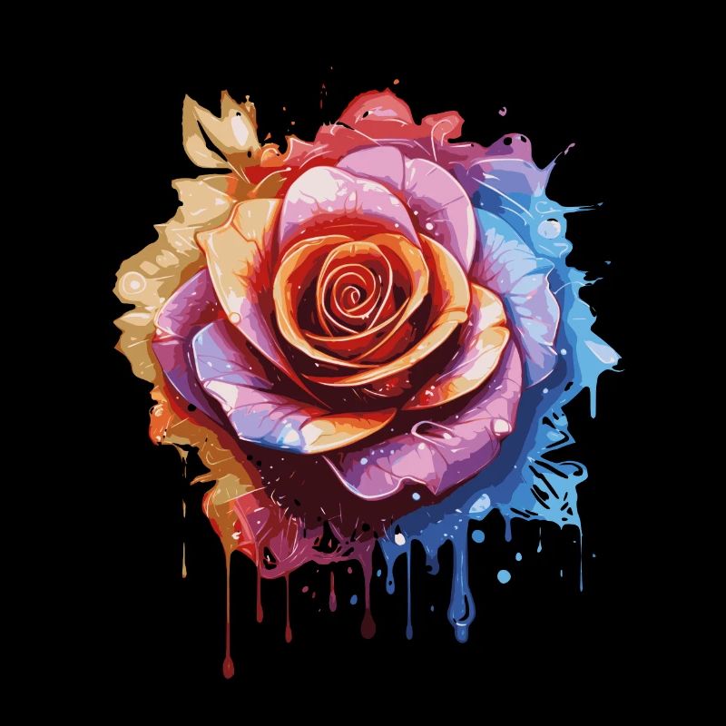 Rainbow Rose