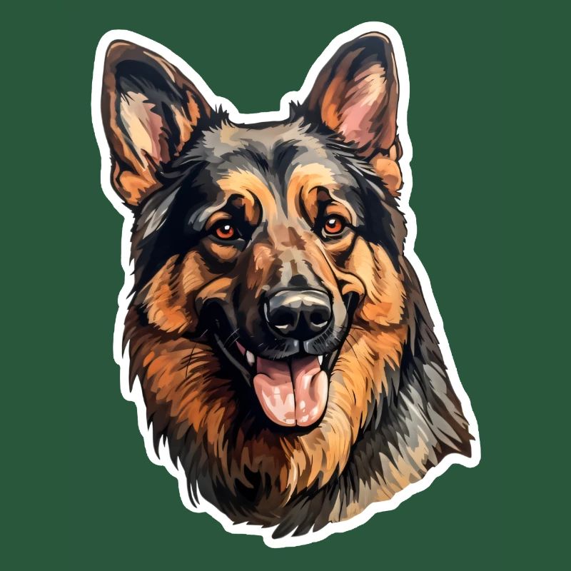 German Shepherd Artistic