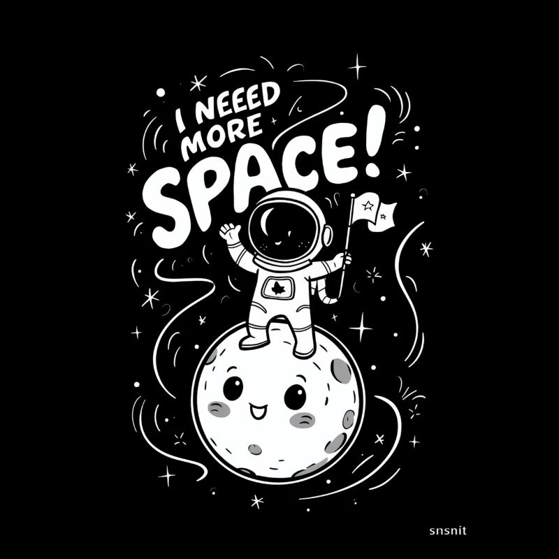 J’ai besoin de plus d’astronaute spatial sur la Lune