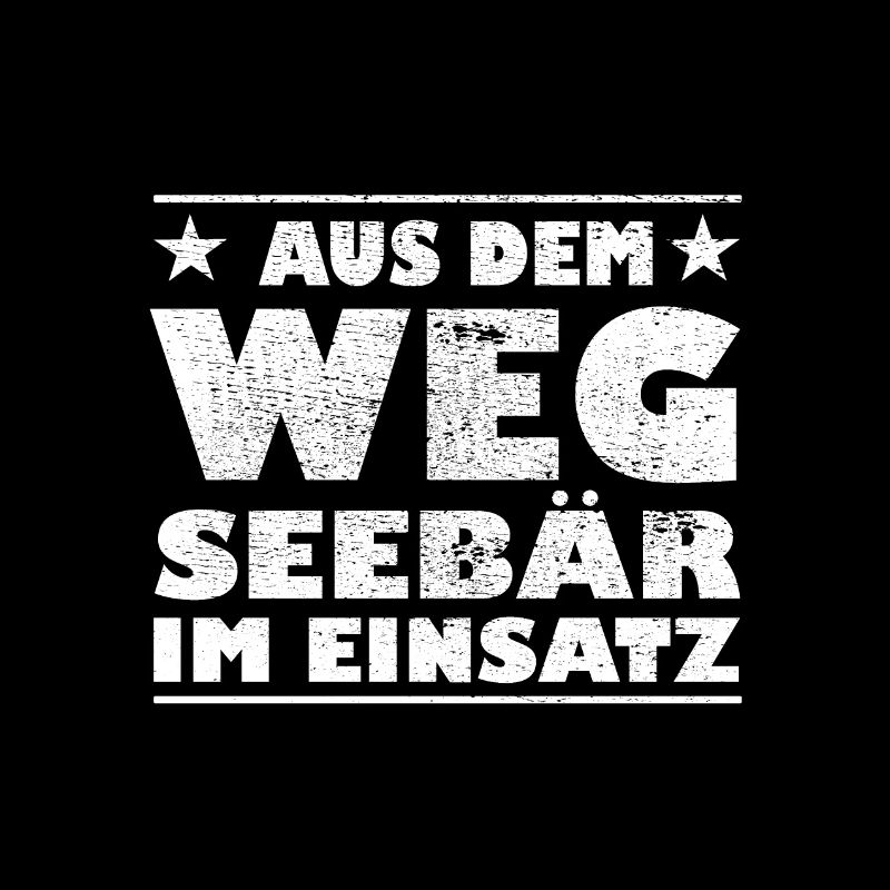 Aus dem Weg Seebär im Einsatz Design