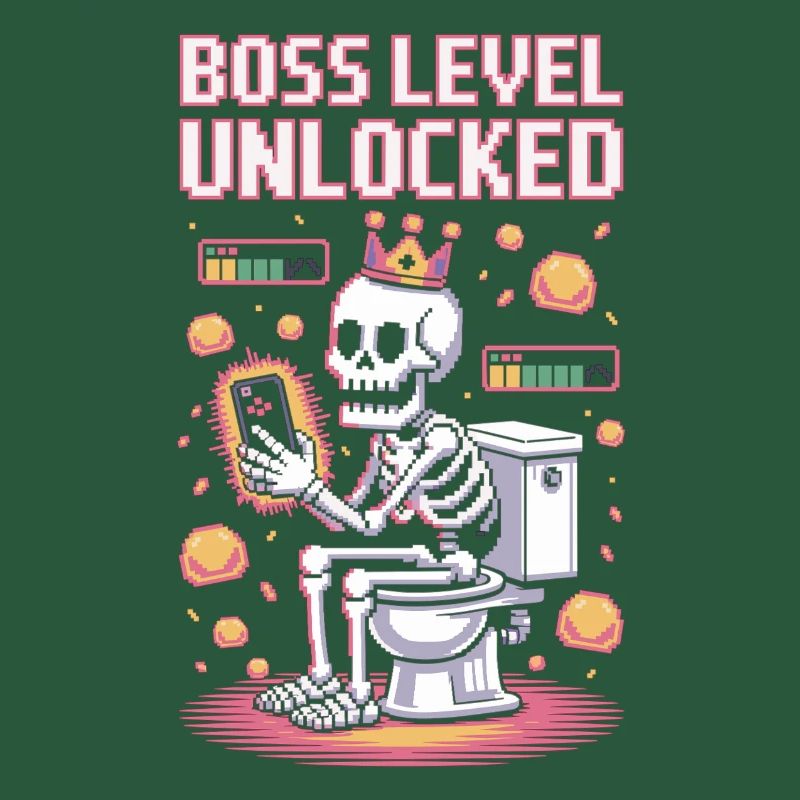 Niveau de final débloqué - Retro Gaming Skeleton activé