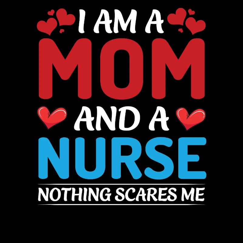 Mama und Pflegekraft Design