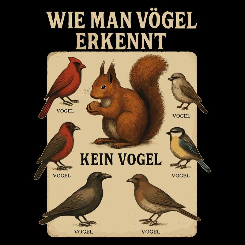 Recognizing Birds Funny Bird Watching Ornithologi