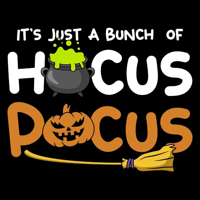 Juste un tas de hocus-pocus, conception de citrouille d’Halloween