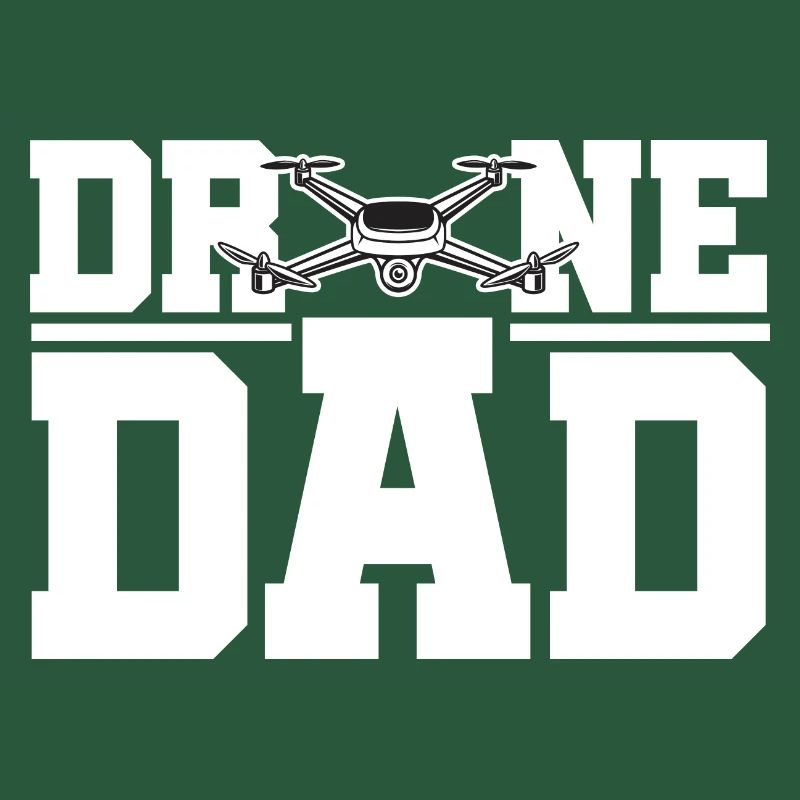 Drone Dad Graphic Drone Flying Quadcopter Pilot RC