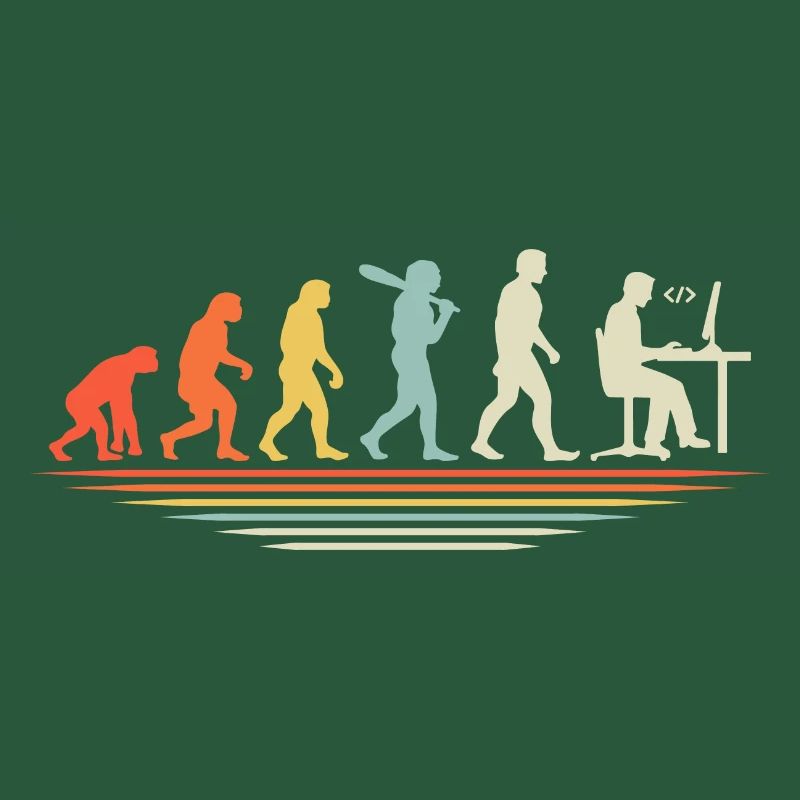 Coffee Coding Evolution Coder Developer Nerd Coffe