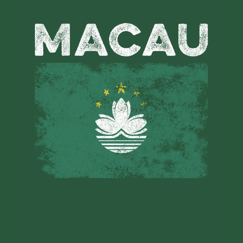 Drapeau de Macao en détresse - Drapeau macanais