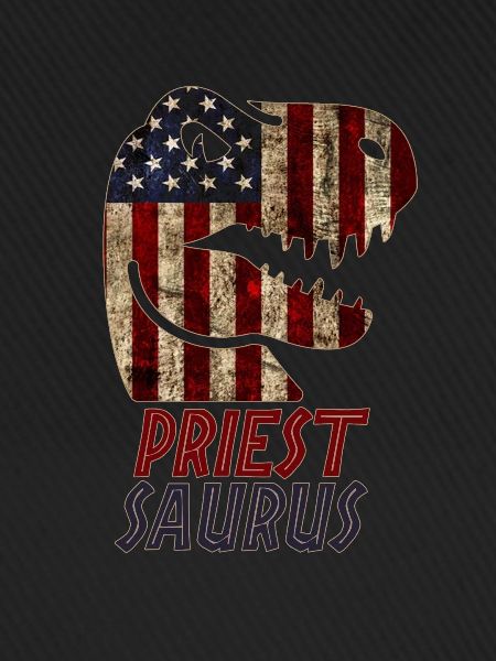 Patriotic Priest Dinosaur