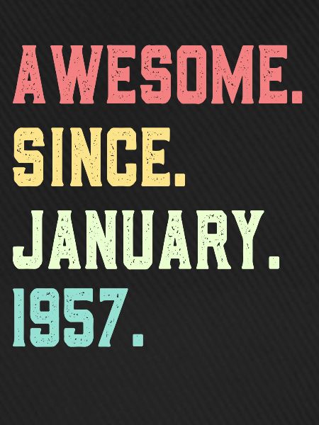 Awesome since January 1957