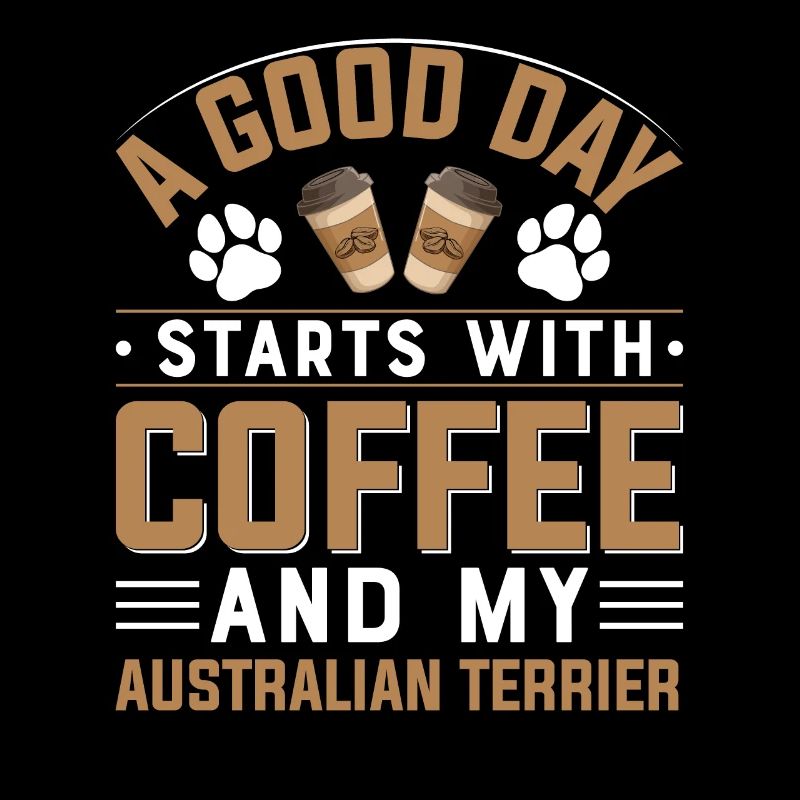 Australian Terrier Coffee Drinking Caffeine