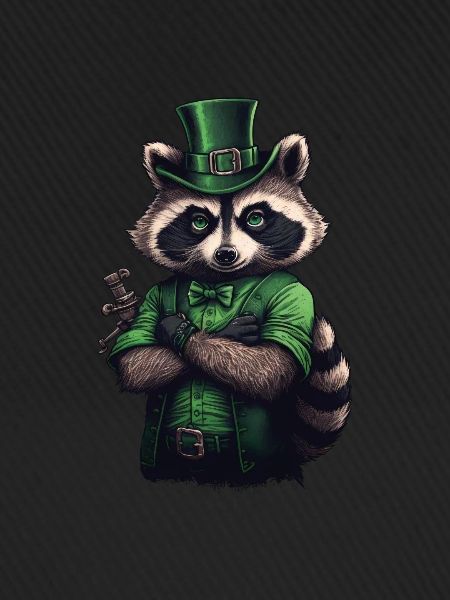 Raccoon St. Patty