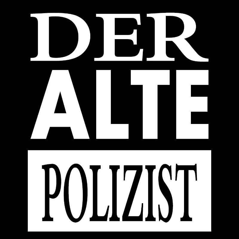 der alte Polizist Polizeichef Polizei Geschenkidee