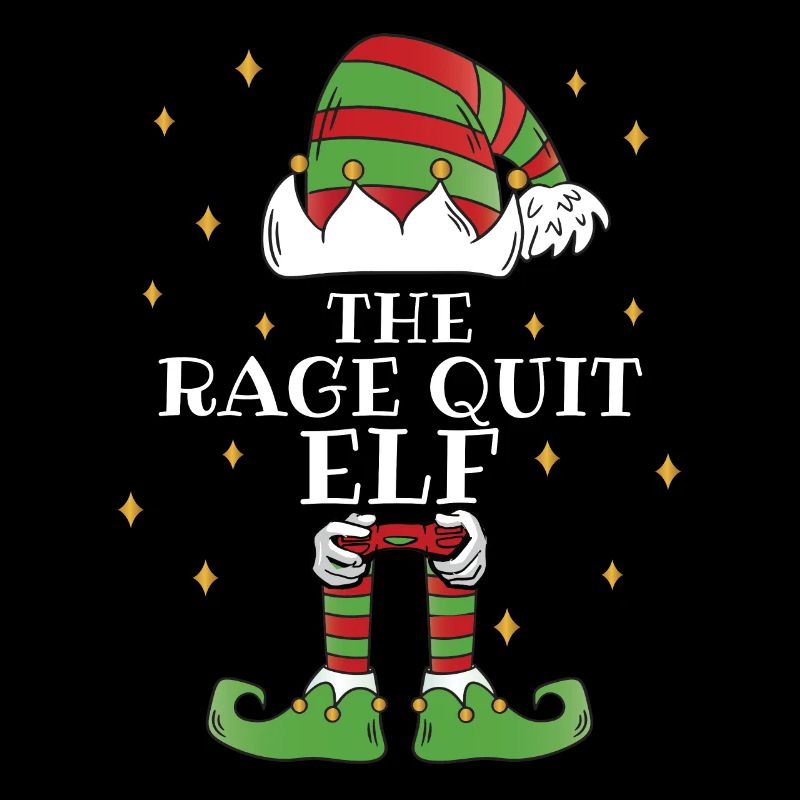 The Rage Quit Elf Video Gaming