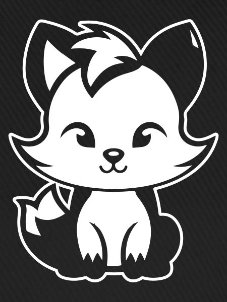 Renard mignon mignon bébé