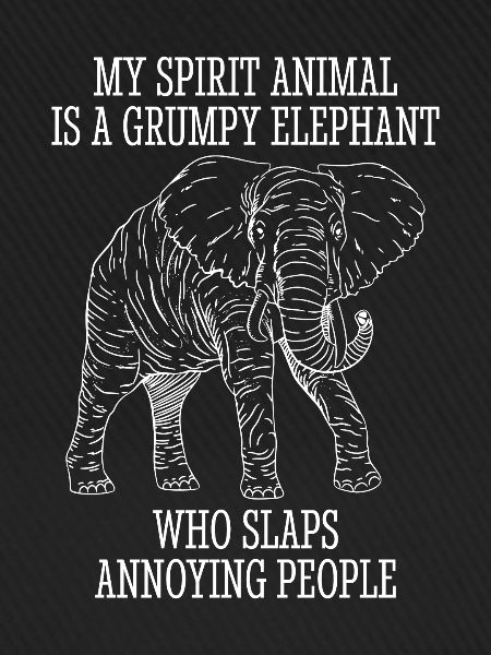 Collection d’animaux éléphant rétro