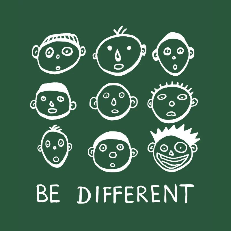 Be different be different statement cool funny